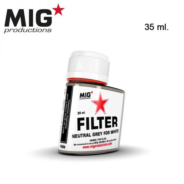 Mig Productions F404 GRIS NEUTRE POUR BLANC 35 ml