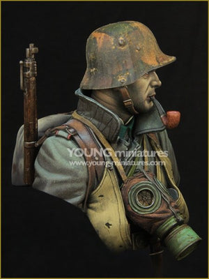 Young Miniatures YM1857 Soldat d&amp;#39;assaut allemand Première Guerre mondiale 1/10 – imagen 7