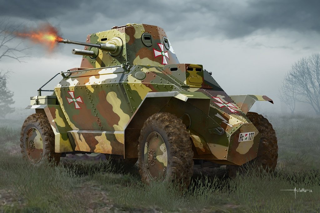 Hobby Boss 83866 Voiture blindée hongroise 39M CSABA (1/35)