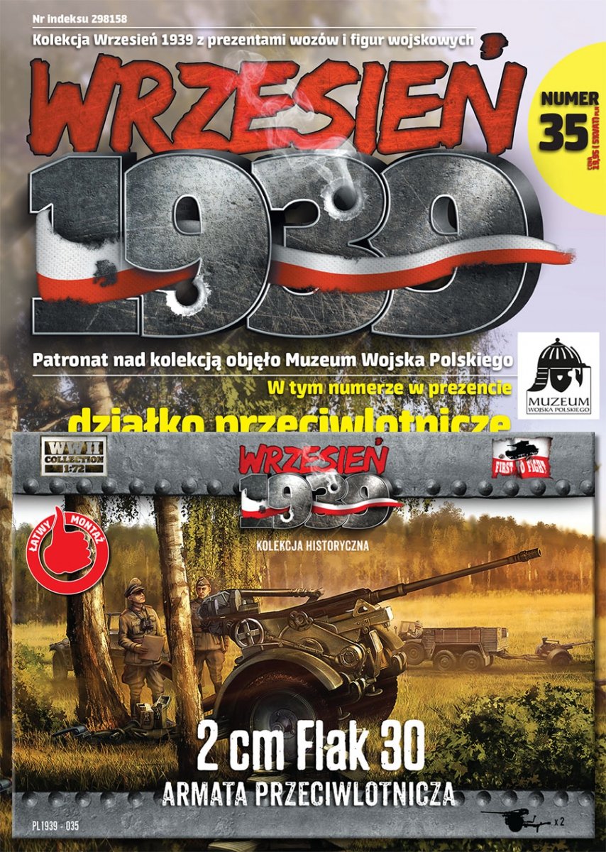 Premier canon antiaérien PL035 de 2 cm Flak 30 (1/72)