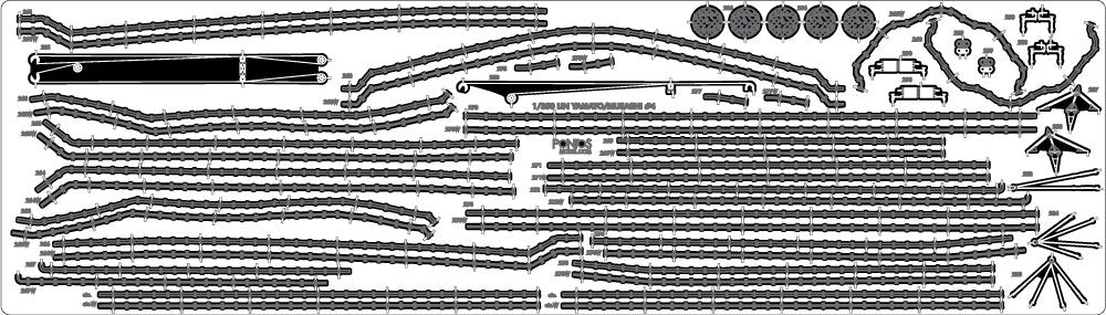 Pontos 37025FB IJN Musashi 1944 Kit de détails, pont noir charbon avancé (1/350) – imagen 11