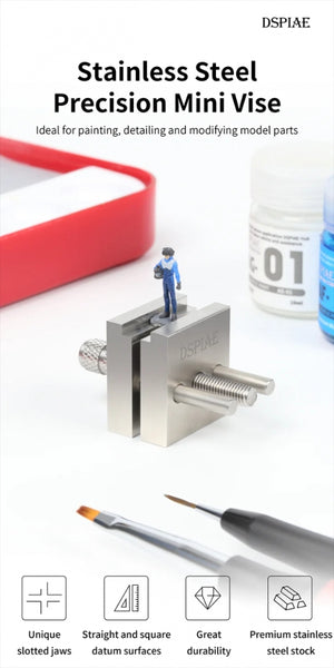 Étau/mini-étau de précision en acier inoxydable DSPIAE AT-MV – image 2
