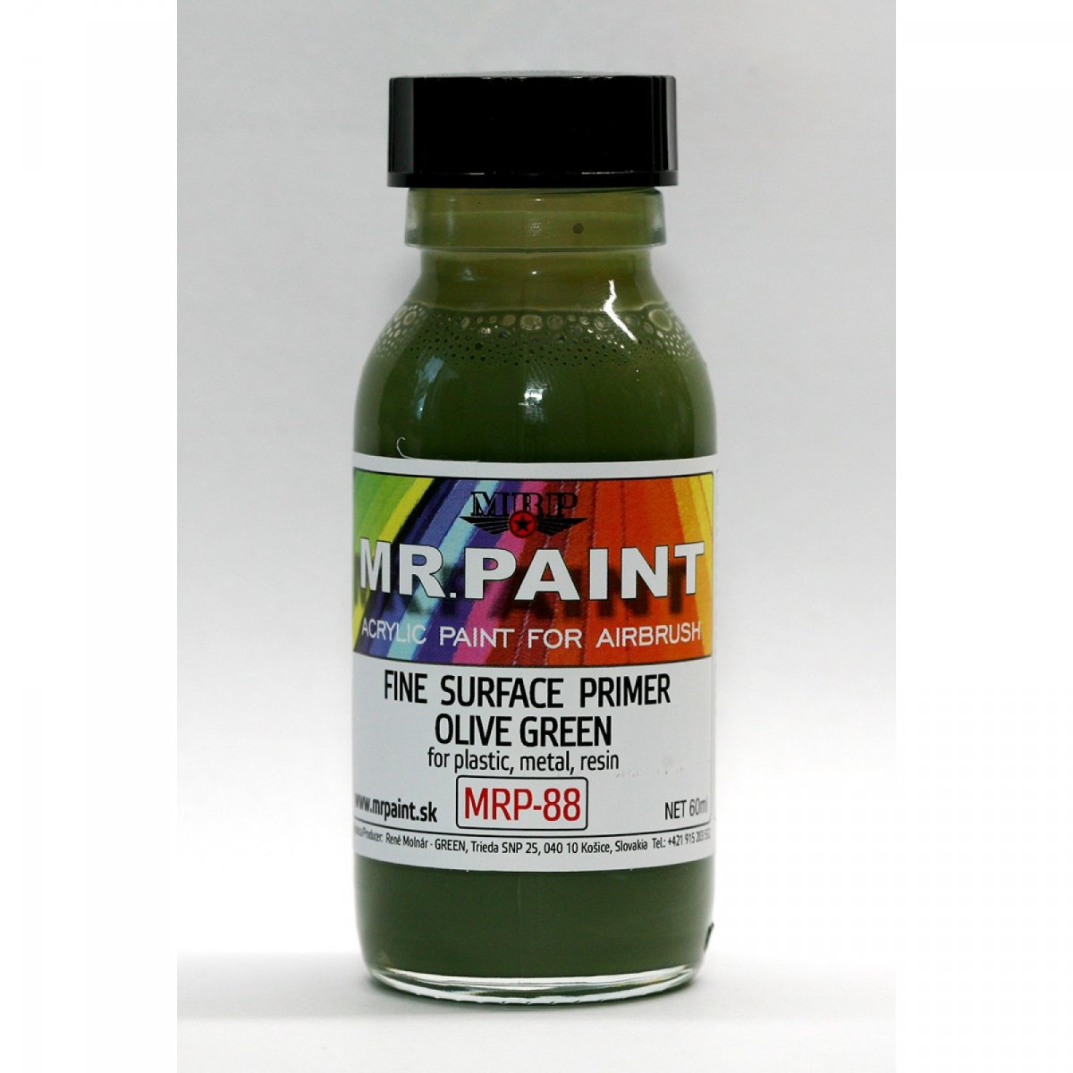 Apprêt de surface fine MR. Paint MRP-LPO - Vert olive 50 ml