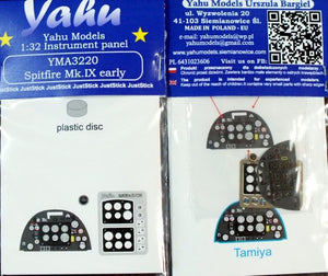 Yahu YMA3220 Spitfire IX (première génération) et Mk.VII/VIII (Tamiya) 1/32