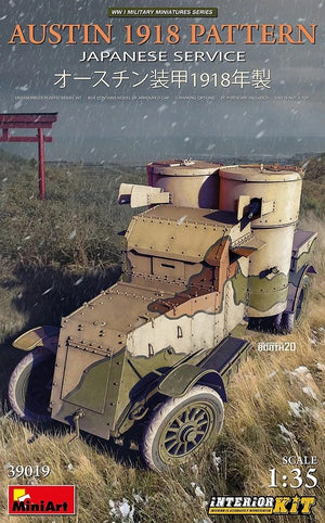 Modèle Miniart 39019 Austin 1918. Kit intérieur service japonais 1/35