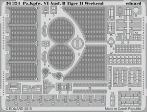 Edouard 36324 Pz. Kpfw. VI Ausf. Kit de mise à niveau B Tiger II Weekend 1/35 EDUARD