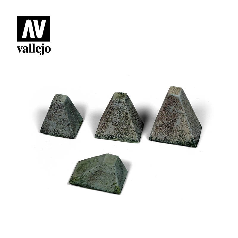 Vallejo SC218 Hockerhindernis « Type 38 » (Barrières antichars) 1/35