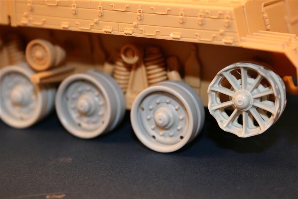 Panzer Art RE35-074 Roues de route pour char de combat principal Merkava (motif acier) 1/35