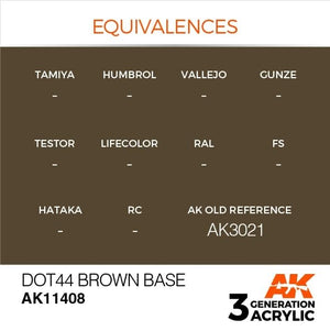 AK Interactive AK11408 Dot44 Base brune 17 ml – Bild 3
