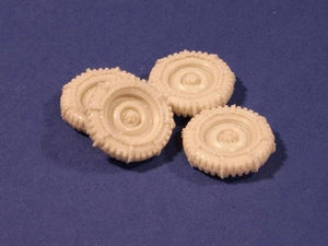 Roues de route à chaînes Panzer Art RE35-159 pour Jeep américaine au 1/35