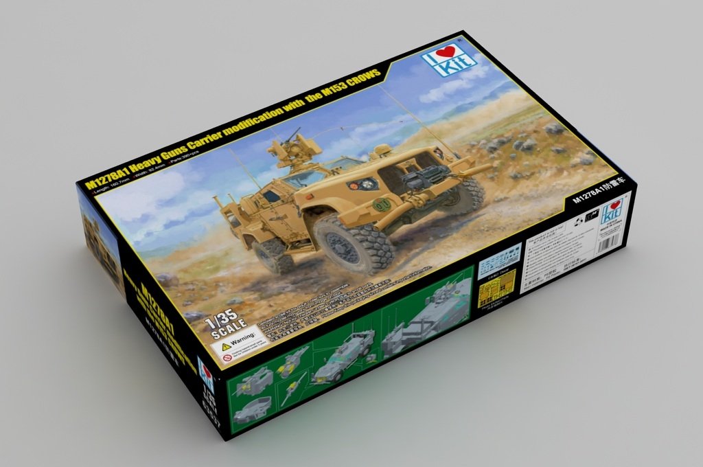 J&amp;#39;adore le kit 63537 M1278A1 modifié pour transporter des canons lourds avec le M153 CROWS au 1/35 – Bild 2