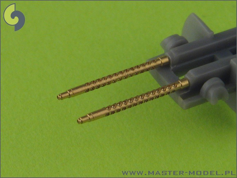 Master AM-48-029 Browning AN/M2 aircraft .30 caliber (7,62mm) barrels (2pcs) 1/48 – zdjęcie 2