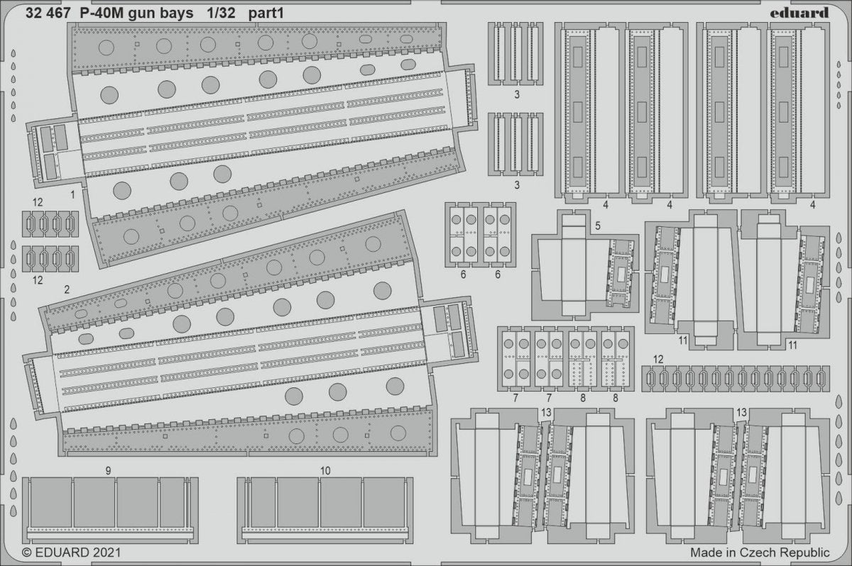 Eduard BIG33134 P-40M partie II 1/32 – immagine 4