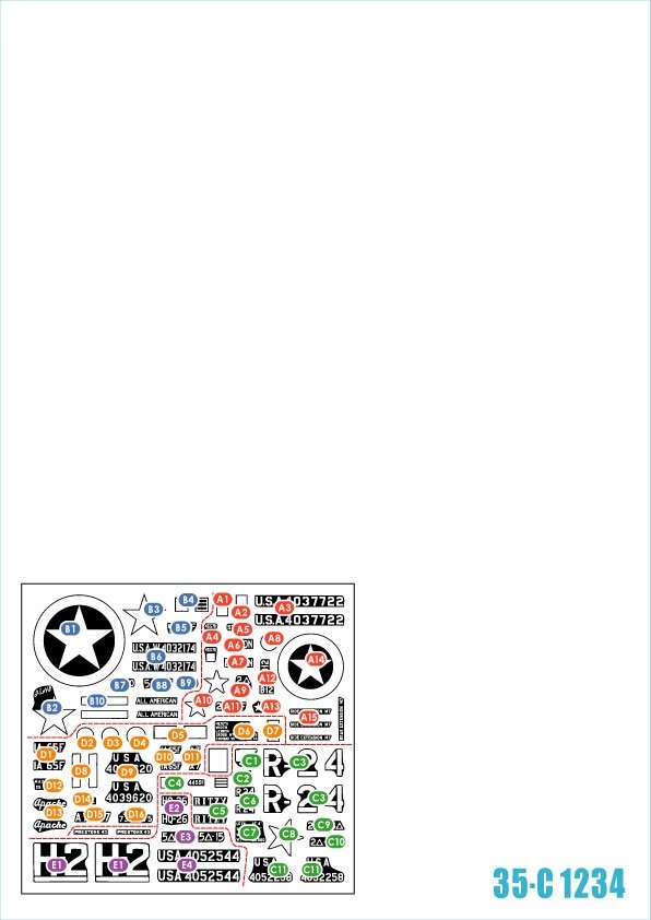 Star Decals 35-C1234 Obusiers automoteurs américains 1/35 – immagine 2