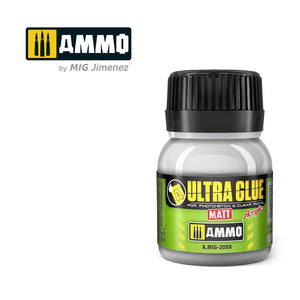 Ammo of Mig 2058 Ultra Glue Matt pour pièces photo-découpées et transparentes