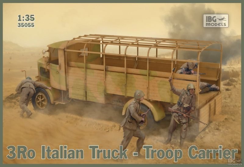 IBG 35055 3Ro Camion italien de transport de troupes 1/35