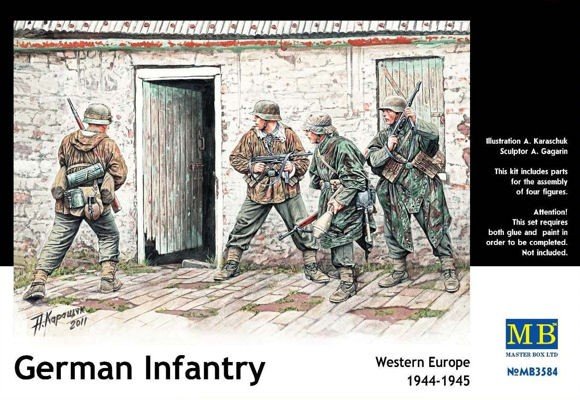 Master Box 3584 Infanterie allemande, Europe de l'Ouest (1944-1945) (1/35)