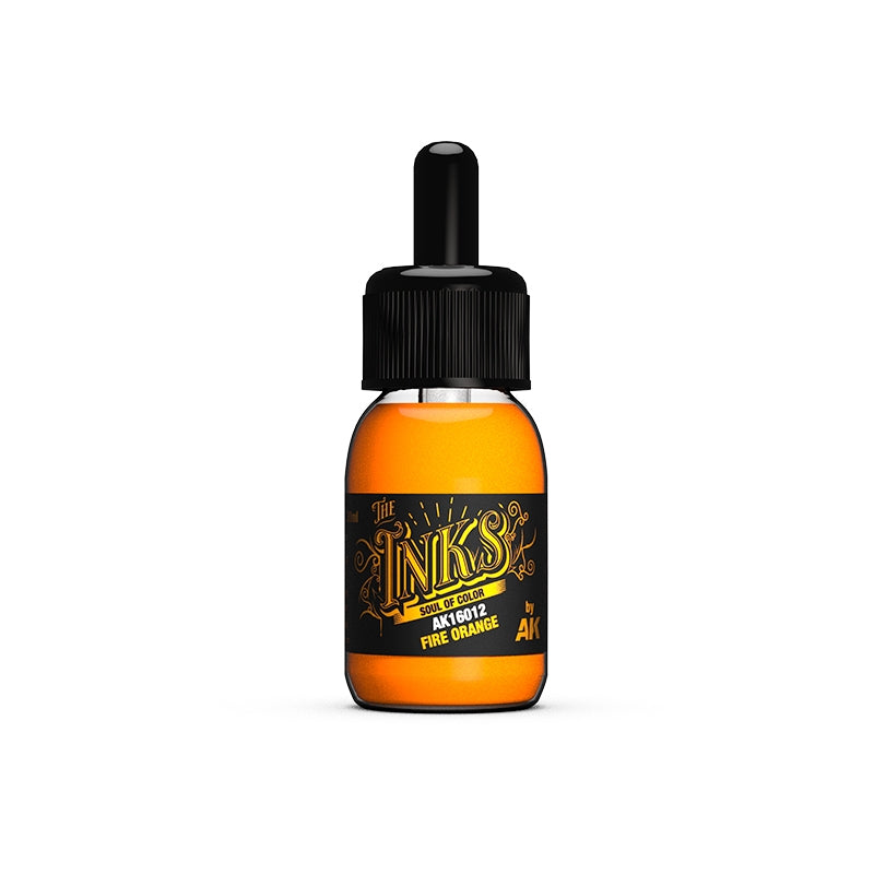 AK Interactive AK16012 ORANGE FEU – ENCRE 30 ml