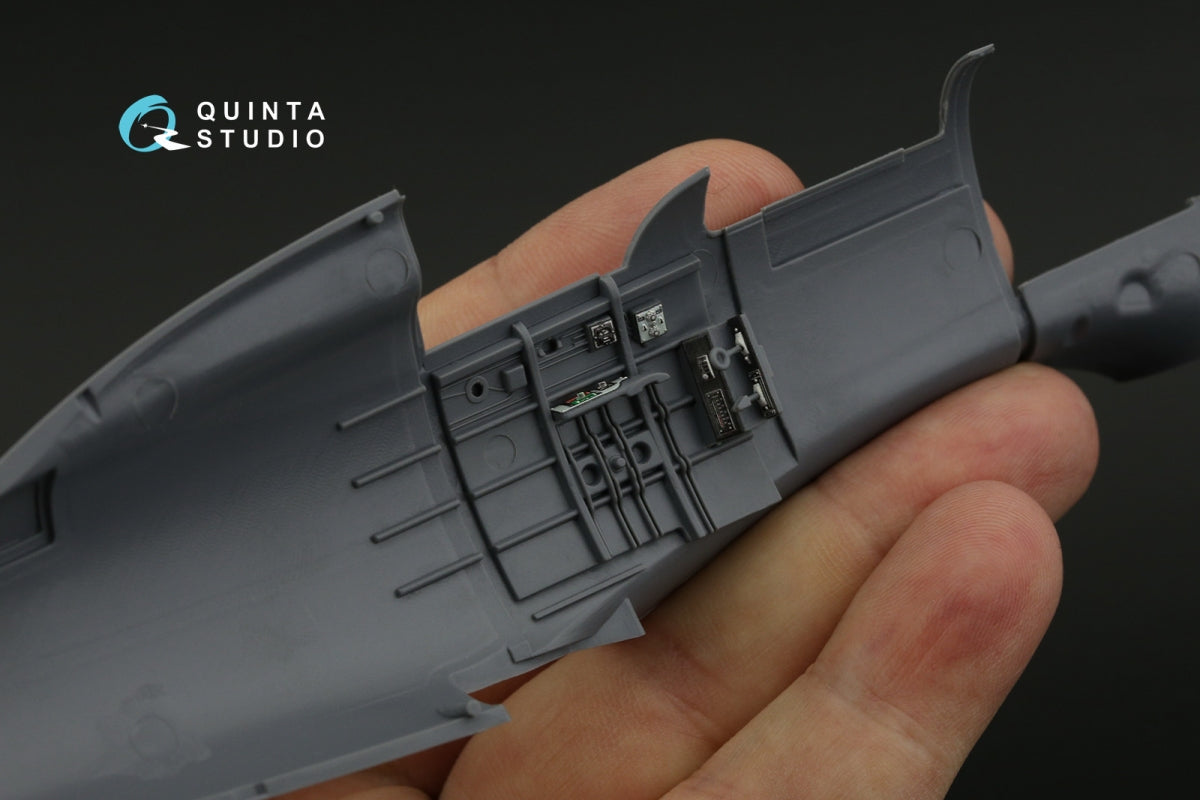 Quinta Studio QD32202 Macchi MC.202 Folgore Late 3D-Printed &amp;amp; coloured Interior on decal paper (Italeri) 1/32 – zdjęcie 3