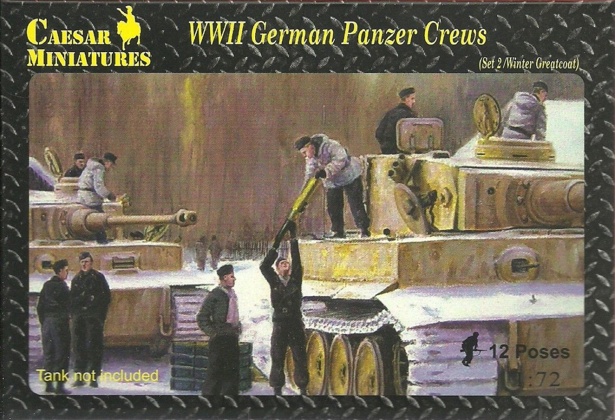 Caesar Miniatures HB05 Équipages de chars allemands de la Seconde Guerre mondiale (1/72)