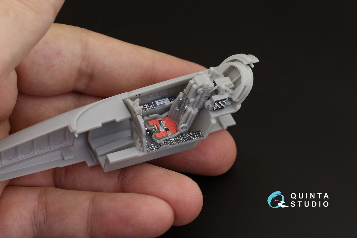 Intérieur imprimé en 3D et coloré sur papier décalcomanie Quinta Studio QD48257 F-20 Tigershark (Freedom Model) 1/48 – image 8