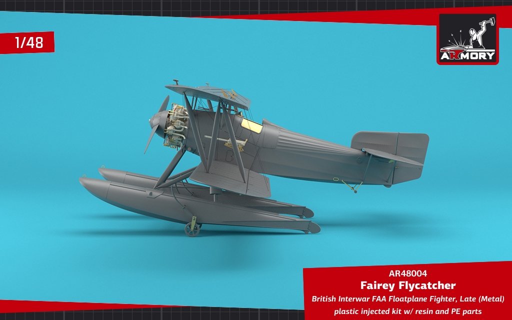 Armory Models 48004 Fairey Flycatcher, chasseur hydravion britannique FAA de l&amp;#39;entre-deux-guerres, version tardive (métal) 1/48 – image 23