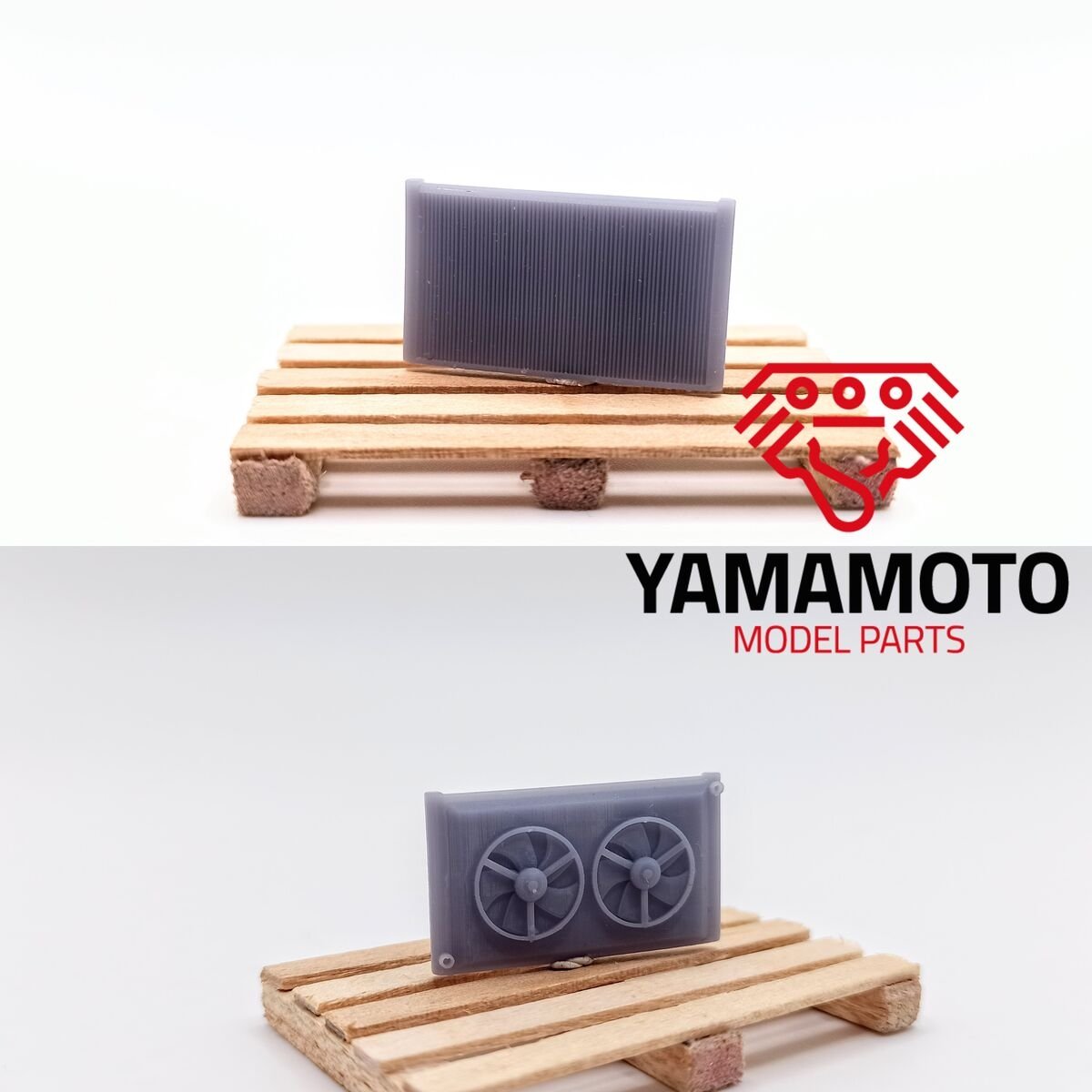 Pièces de maquette Yamamoto YMPTUN50 Refroidisseur d&amp;#39;eau C 1/24