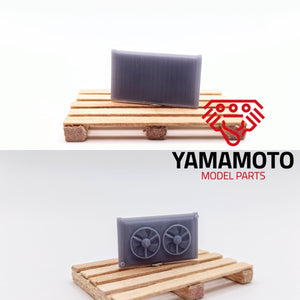 Pièces de maquette Yamamoto YMPTUN50 Refroidisseur d&amp;#39;eau C 1/24