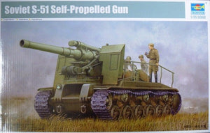 Trumpeter 05583 Canon automoteur soviétique S-51 (1/35)