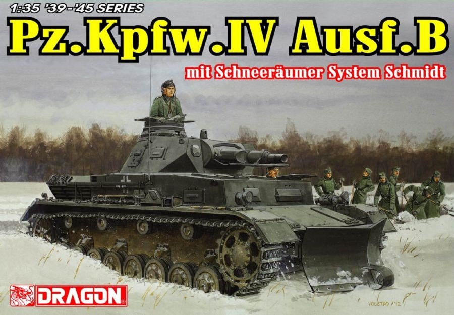 Dragon 6764 Pz.Kpfw.IV Ausf.B with Schneeraumer System Schmidt (1/35)