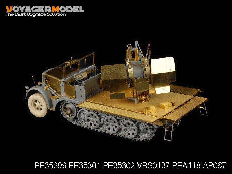 Maquette Voyager PE35299 Sd.Kfz.7/1 allemand de la Seconde Guerre mondiale, partie 1, pour DRAGON 6525 au 1/35 – Bild 5