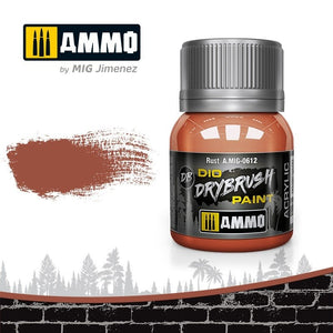 Munitions pour Mig 0612 DRYBRUSH Rust 40ml