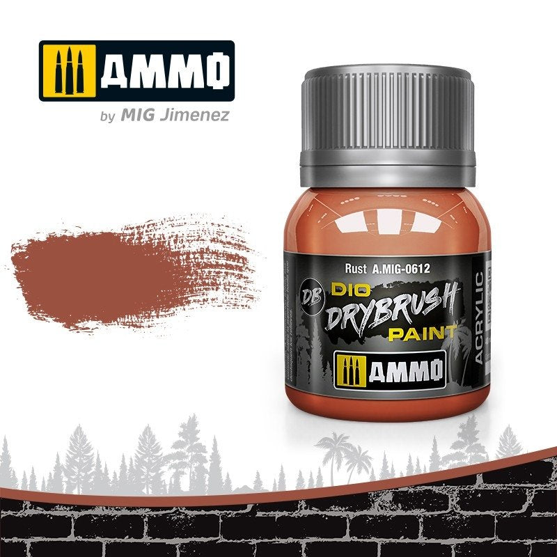 Munitions pour Mig 0612 DRYBRUSH Rust 40ml