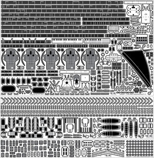 Pontos 35002F1 HMS Dreadnought Kit de détails (1/350) – image 5