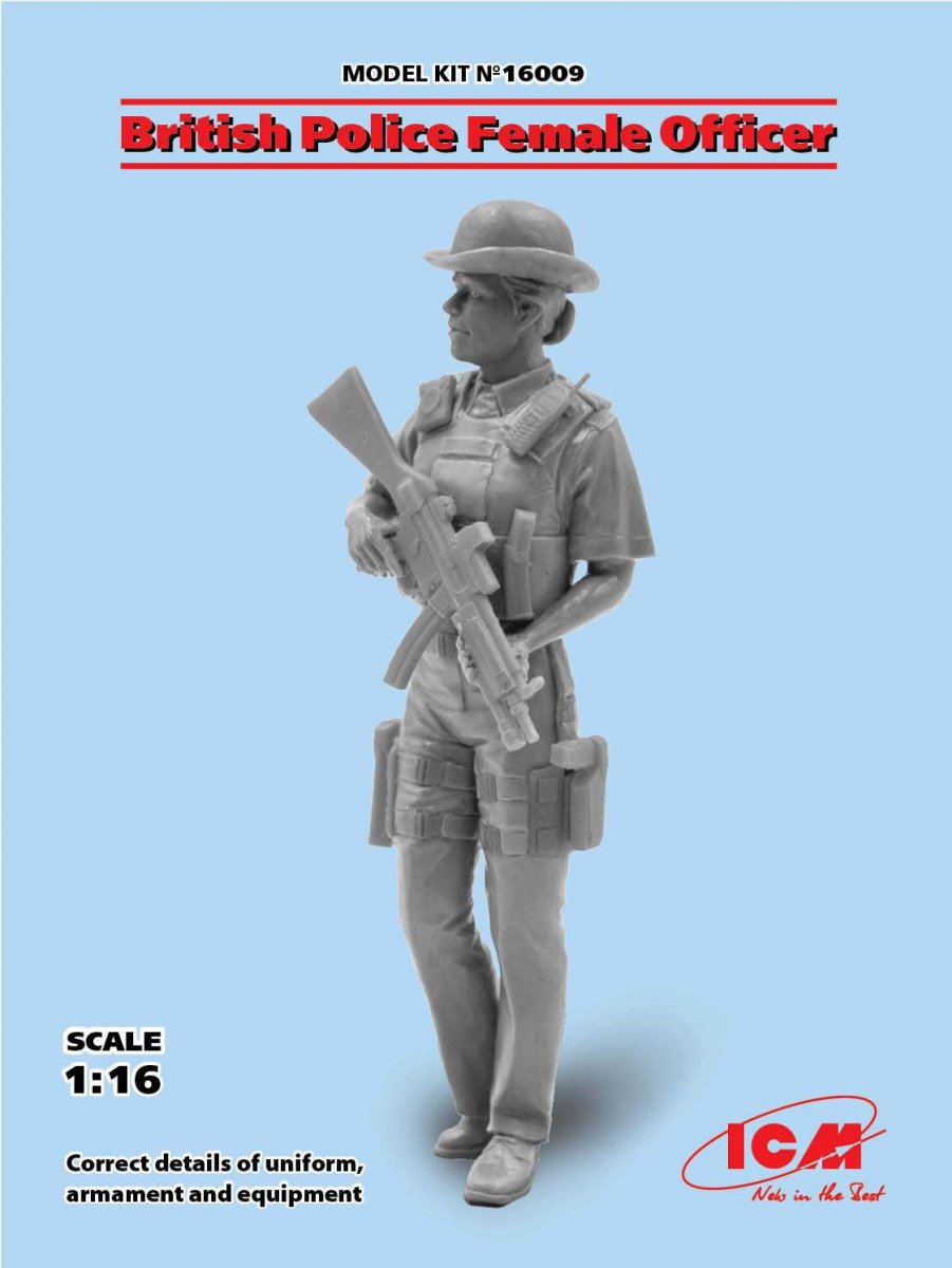 ICM 16009 Officier de police britannique (femme) 1/16 – immagine 2