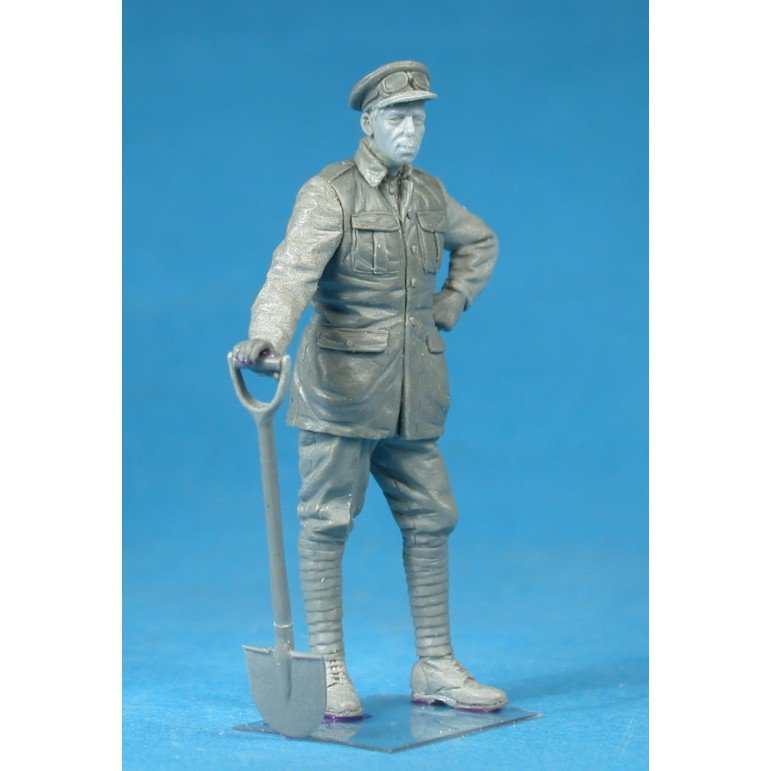 Copper State Models F35-003 Soldat de la division des véhicules blindés britanniques avec une pelle 1/35 – immagine 2