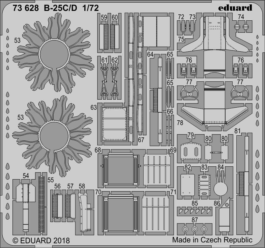 Eduard 73628 B-25C/D AIRFIX 1/72 – Bild 2