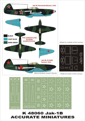 Montex K48060 Yak-1B 1/48