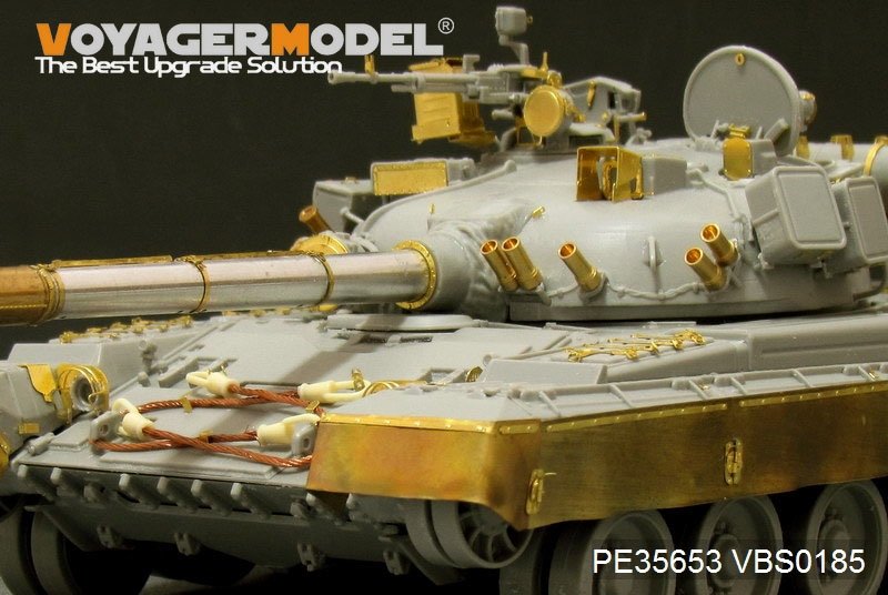 Maquette Voyager PE35653 Char de combat principal russe moderne T-80B (lance-fumigènes inclus) (Pour TRUMPETER 05565) 1/35  – immagine 5