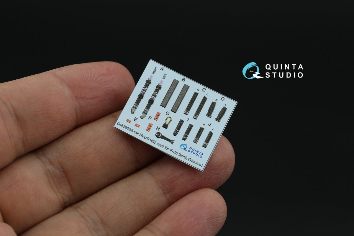Intérieur imprimé en 3D et coloré sur papier décalcomanie Quinta Studio QD48440 F-35B (Tamiya) 1/48 – image 9