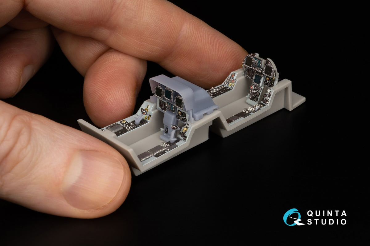Quinta Studio QDS+48347 FA-18D tardif Intérieur coloré imprimé en 3D sur papier décalcomanie (Hasegawa) (avec pièces en résine imprimées en 3D) (Petite version) 1/48 – immagine 8