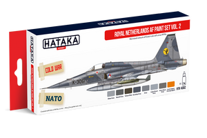 Hataka HTK-AS82 Royal Pays-Bas AF ensemble de peinture vol. 2 8x17