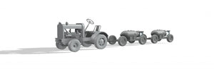 Thunder Model 32003 Remorqueur américain Clarktor 6, MILL-33 avec 2 remorques à bombes Mark 2 1/32 – immagine 2