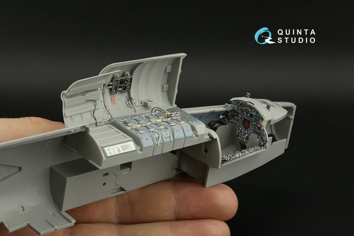 Intérieur coloré imprimé en 3D sur papier décalcomanie Quinta Studio QD32180 F-104S (Italeri) 1/32 – imagen 10