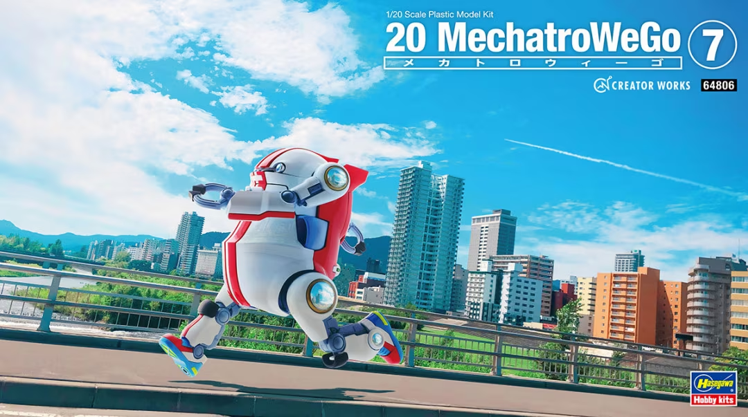 Hasegawa 64806 20 MechatroWeGo n°7, Sports "JPN" 1/20