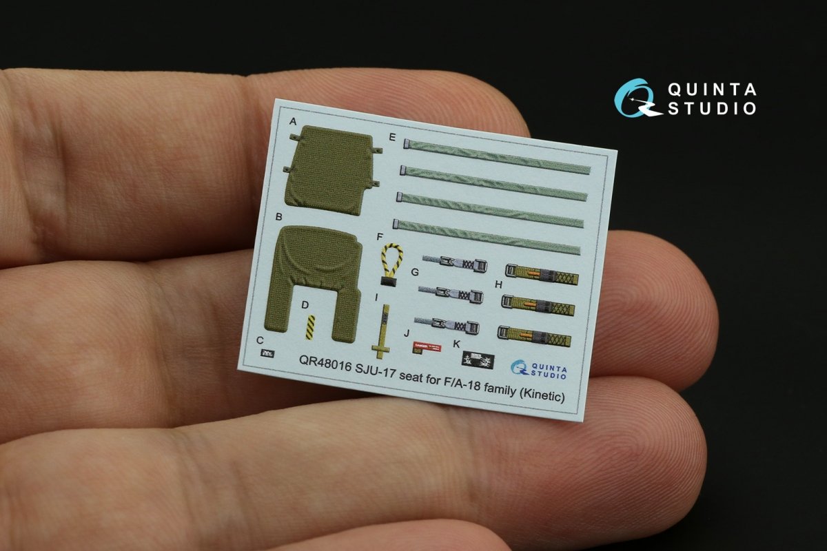 Quinta Studio QR48016 Siège éjectable SJU-17 pour la famille F/A-18 (Kinetic) 1/48 – image 2