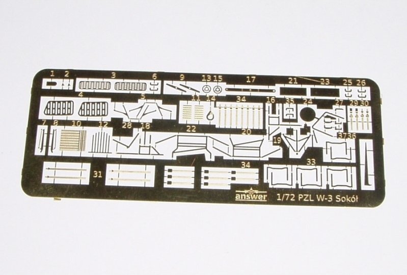 Réponse AA72002 PZL W-3A Sokół TOPR Hélicoptère de sauvetage 1/72 – image 5