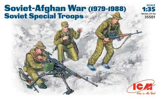 ICM 35501 Troupes spéciales soviétiques de la guerre d'Afghanistan (1/35)