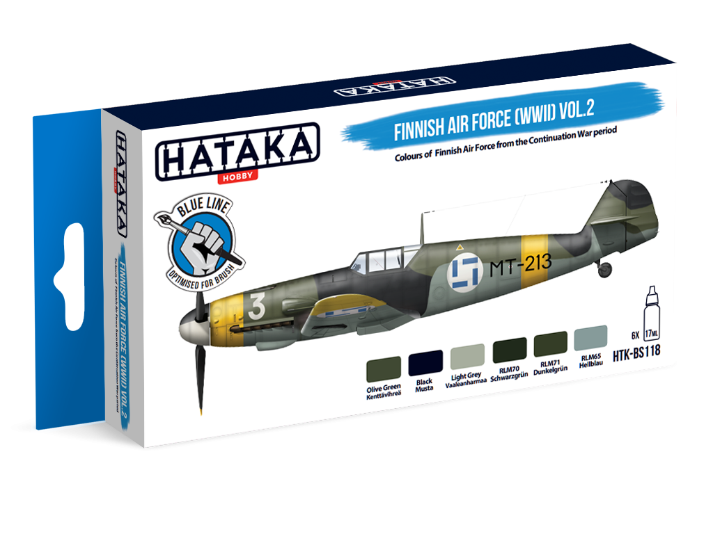Hataka HTK-BS118 Finnish Air Force (WWII) Vol. 2 (8x17ml) – zdjęcie 3