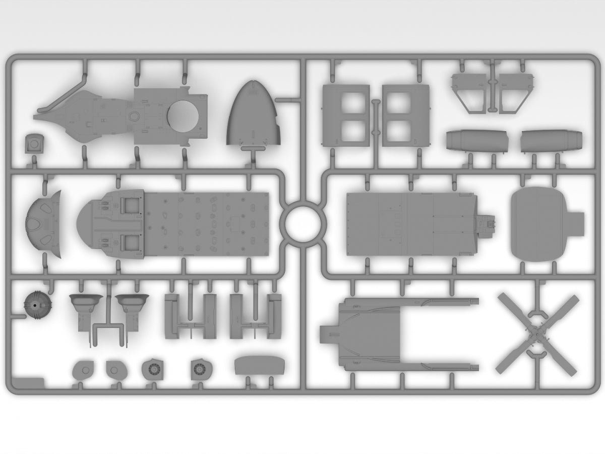 ICM 48362 UH-60A Black Hawk Renseignements de défense de l&amp;#39;Ukraine 1/48 – image 4